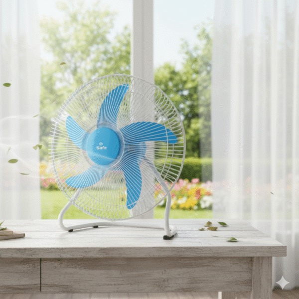 Safe 16″ solar net fan
